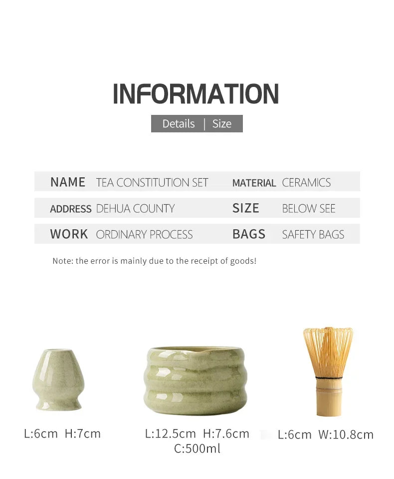 Set Matcha giapponese in ceramica